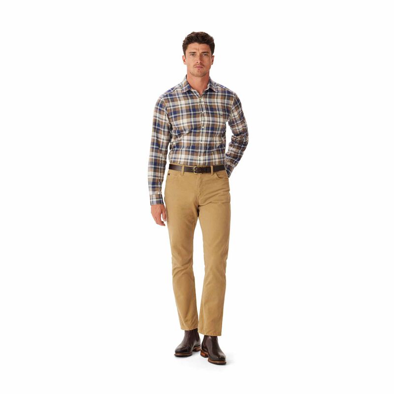 R.M. Williams Classic Brushed Check Shirt image number 3